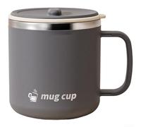 HomeVortex Taza de café de viaje de acero inoxidable 304 con aislamiento de doble pared, colador de té integrado, cuchara plegable y para opciones de tapa versátiles para bebidas calientes o frías