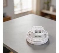 HomeVortex Termostato con pantalla táctil WiFi, para calefacción por suelo de agua y caldera, control remoto programable a través de la aplicación, carcasa ABS antiinterferencia, blanco, 8,6 x 8,6 x 2