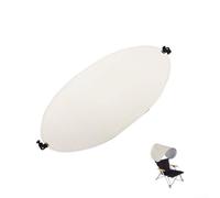 HomeVortex Toldo ajustable para silla de playa con perilla de un segundo, diseño de inclinación multiángulo para reducción de deslumbramiento solar para tela de poliéster