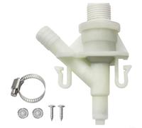 HomeVortex Válvula de agua de inodoro RV de repuesto para Dometic 385311641 sistema de descarga de pedal con filtro integrado para mejora del hogar