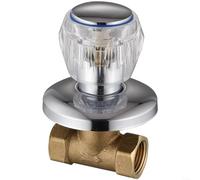 HomeVortex Válvula de ducha de cobre oculta, diseño de interruptor rápido para un flujo de agua eficiente, accesorio de montaje en pared para baño y configuración solar, para un fácil mantenimiento