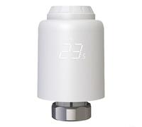 HomeVortex Válvula termostática inteligente WiFi TRV programable de temperatura con control de voz y programación de aplicaciones, para sistemas de calefacción Tuya Smart Home, incluye 6 adaptadores