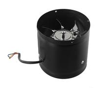 HomeVortex Ventilador extractor de tubería en línea de 150 mm, cuerpo totalmente metálico con cuchillas reforzadas, volumen de aire de 200-600 m³/h, ventilación silenciosa para cocinas, baños