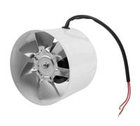 HomeVortex Ventilador extractor de tubos en línea de 150 mm, cuerpo totalmente metálico con cuchillas reforzadas, volumen de aire de 200-600 m³/h, ventilación silenciosa para cocinas, baños, oficinas