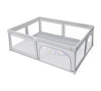 Homewell Parque Infantil Modulable con Base de Ventosa Antideslizante, Centro de Actividades para Bebé Interior Y Exterior Con 50 Pelotas Oceánicas, Bolsa De Almacenamiento