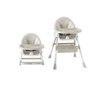 Homewell Trona plegable multifuncional 6 en 1, trona ajustable con balancín, mecedora y silla de comedor, altura regulable, plegable, cinturón de seguridad de 5 puntos, asiento de poliuretano