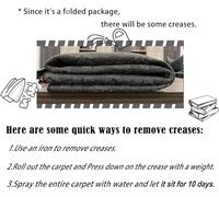 Homewish Alfombra roja de Navidad de 150 x 200 cm para dormitorio, cascanueces, sala de estar, soldado, príncipe, hada, ratón, alfombra que no se desprende, con decoración