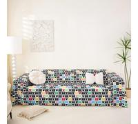 Homewish Funda de sofá con diseño de corazón y lazo de 180 x 300 cm