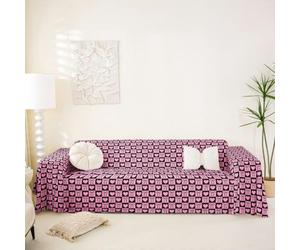 Homewish Funda de sofá con lazo en forma de corazón, 180 x 259 cm
