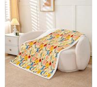 Homewish Manta de forro polar Boho Sun Moon Star para bebé, 76 x 102 cm