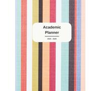 Homework & Assignment Planner for Students: 8.5x11 | 120 pages | 2025-2026 Academic calendar | Class schedule | Assignments & grade tracker | Notes | Pastel aesthetic cover