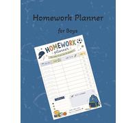 Homework Planner for Boys: Homework and project planning checklist book for elementary and younger boys. (Planning Checklist Books Series by Copper and Craft)