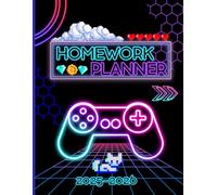 Homework Planner: Level Up Your Studies - A Fun Gaming Themed Daily Assignment Tracker and Organizer for Students of All Ages: Elementary, Middle, ... Ideal for Homeschool and Classroom Use.