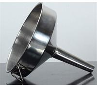 HOMEXO Embudo Aceite de Cocina Líquido Gran Embudo de Metal de Acero Inoxidable con Filtro Desmontable Embudo Industrial de Boca Ancha for conservas Utensilios de Cocina 1pc (Color : 30cm)
