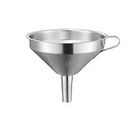 HOMEXO Embudo de Cocina Embudo de líquido de Aceite Embudo de Acero Inoxidable de Metal con Filtro Desmontable Embudo de Boca Ancha for conservas Utensilios de Cocina 1 Pieza (Color : 18cm)