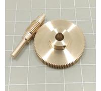 HOMEXO Reductor de Engranaje helicoidal Módulo 0,3 Mini transmisor de precisión 1:80 100 Dientes (Color : 100 Teeth-5mm)