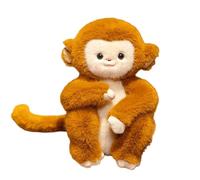 HOMEXYLYL Adorable Mono de Peluche de Peluche, muñeco de Mono de Nariz chata for niños y Adultos, Regalos de cumpleaños en la Selva(22cm/8.7in)