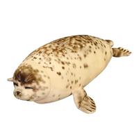 HOMEXYLYL Animal de Peluche de Foca Gigante, Juguete de Foca de Felpa Suave Enorme, Almohada Grande de Animal oceánico, Regalos de decoración de Dormitorio(50cm/19.6")