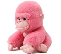 HOMEXYLYL Animal de Peluche de Gorila, Adorable Gorila de Peluche, Lindo Dibujo Animado, Suave, abrazable, Amigo de la Jungla, Regalo de cumpleaños y Navidad for niños, Amantes de los Animales(Pink)