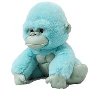 HOMEXYLYL Animal de Peluche de Gorila, Adorable Gorila de Peluche, Lindo Dibujo Animado, Suave, abrazable, Amigo de la Jungla, Regalo de cumpleaños y Navidad for niños, Amantes de los Animales(Blue)