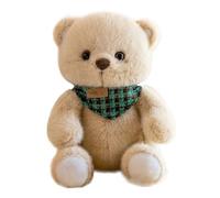 HOMEXYLYL Bear Stuffed Animal, Bear Plush Toys Cute Kerchief Teddy Bear Birthday Holiday Party Gifts for Boys Girls(Green)