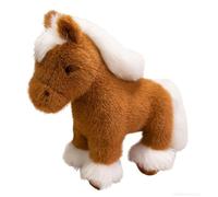 HOMEXYLYL Caballo De Peluche, Adorable Potro Animal De Peluche Pony Orejas Flexibles Regalo De Cumpleaños Y Navidad Decoración del Hogar For Niños Y Niñas(Brown,45cm/17.7in)