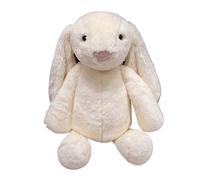 HOMEXYLYL Conejo de Peluche, Conejito de Peluche, Conejo de Orejas caídas con Pajarita for cumpleaños, Navidad, decoración del hogar for niños(White,30cm/12in)