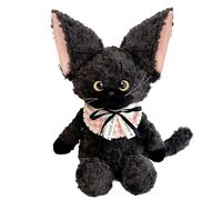 HOMEXYLYL Devon Rex Cat Plush, Gatito Realista Y Tierno Animal De Peluche Piel Rizada Almohada Suave For Abrazar Decoración del Hogar Regalo For Niños Adultos Niñas Y Niños(Black,60cm/23.6in)