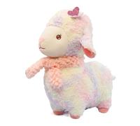 HOMEXYLYL Felpa de Cordero arcoíris, Animal de Peluche de Oveja Colorido Creativo Lindo Regalo Navidad cumpleaños decoración del hogar niños Adultos niñas niños 21.6 Pulgadas