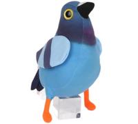 HOMEXYLYL Juguete Azul de la Felpa de la Paloma de la Historieta, Animal Relleno Derecho del pájaro de la Piel Corta