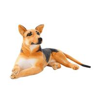 HOMEXYLYL Juguete de Peluche de Perro Realista, Animales de Peluche de Varias Razas, Figuras Decorativas de Almohadas de Peluche for Amantes de Las Mascotas(German Shepherd,50cm/19.7in)