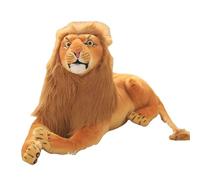 HOMEXYLYL León De Peluche, Animal De Peluche Realista Suave Y Tierno Regalo De Animal Salvaje For Niños Adultos Navidad Cumpleaños Decoración del Hogar(Lion,25cm/9.8in)