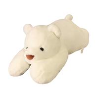 HOMEXYLYL Panda de Peluche, Animal de Peluche Largo Que Abraza el Cuerpo for Dormir Cama Suave y tierna Regalo for niños y Adultos cumpleaños(WhiteBear,80cm/31.4in)