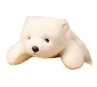 HOMEXYLYL Panda u Oso o Oso Polar Peluche, Lindo Animal de Peluche Regalo de cumpleaños de Navidad niños Adultos niñas niños decoración del hogar Acento(Polar Bear,30cm/11.8in)