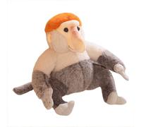 HOMEXYLYL Peluche de Mono probóscide, muñeco de Vida Silvestre Suave de simio de Nariz Larga Relleno for Regalo de cumpleaños for niños, decoración Coleccionable for Dormir