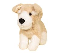 HOMEXYLYL Peluche Schnauzer, Lindo Peluche de Perro con Pose de Dibujos Animados for decoración del hogar y Regalos(Gray)