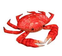 HOMEXYLYL Simulation King Crab Plush Pillow, Swimming Crab Stuffed Animal, Sofa Cushion for Office Naps, Ideal Gift for Kids Girls Boys(King Crab,35cm/14in)