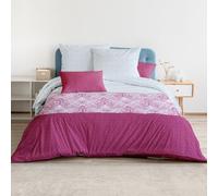 HOMEYA - Juego de Fundas Nórdicas Cama 90 de 3 Piezas - Funda Edredón Poliéster 150x220 con 1 Funda de Almohada 45x70 y Bajera Ajustable 90x190x20, Patrón Moderna de Poliéster Estampado
