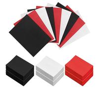 Homgaty 300 fundas estándar para tarjetas, protectores transparentes para tarjetas, fundas protectoras para tarjetas intercambiables, mágicas (negro, rojo y blanco)