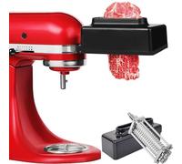 HOMGEN Ablandador de Carne para Batidora KitchenAid con Engranajes de Acero Inoxidable, Accesorio Compatible con Todos Los Modelos KitchenAid, Máquina para Suavizar Carne de Res, Cerdo y Cordero