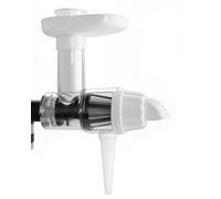 HOMGEN Accesorio Exprimidor KitchenAid Juicer Attachment KitchenAid Exprimidor para Batidora KitchenAid Kit Completo Exprimidor Fruta Accesorio Batidora Hogar con Tubo Antigoteo y Cepillo -Blanco