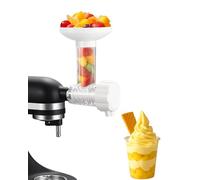 HOMGEN Accesorio para KitchenAid Batidora Amasadora - Máquina de Helado de Frutas Congeladas Heladera Vegana sin Azúcar ni Lácteos para Postres Saludables Caseros Yogur Helado Cremoso Fácil de Limpiar