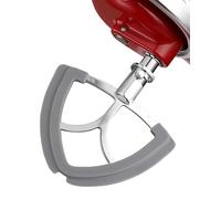 HOMGEN Batidor de Borde Flexible para Mezcladora Accesorio Plano de Acero Inoxidable para Mezclador con Cabezal Inclinable de 4.5/5 QT Accesorios de Repuesto con Gancho