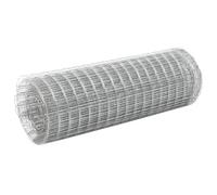 Homgoday Alambrada de gallinero Acero galvanizado Plateada 10x0,5 m Alambrada gallinero galvanizada Recubrimiento Cerca de Alambre, alambrada metálica, Rollo de Alambre de MallaPlateadoPlateado Tipo2