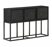 Homgoday Aparador de 115 x 30 x 76 cm, de madera maciza de mango, para decoración de armario, armario de suelo, muebles de oficina, mesilla de noche, aparador para dormitorio