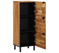 Homgoday Aparador de Cocina, Mueble Buffet para Comedor Salón Highboard 40x33x110 cm de Madera Maciza de Acacia