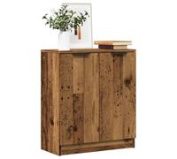 Homgoday Aparador de madera envejecida, 60 x 30 x 70 cm, de aglomerado, mueble de suelo, muebles de oficina, mesilla de noche, aparador para dormitorio, modelo 856832