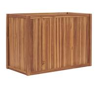 Homgoday Arriate Elevado Madera Maciza de Teca 100x50x70 cm Escalera de Huerto Urbano,Jardinera Exterior para Terraza Jardinera Exterior para Terraza Jardín Monta tu Huerto Grande