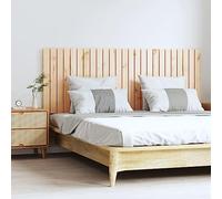 Homgoday Cabecero de Cama de Pared Madera Maciza de Pino 159,5x3x60 cm Madera de Cabecero para Somier Diferentes Medidas de somier y Elementos a Juego