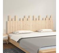 Homgoday Cabecero de Cama de Pared Madera Maciza de Pino 204x3x80 cm Madera de Cabecero para Somier Diferentes Medidas de somier y Elementos a Juego